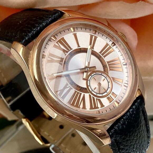 Bronzo Italia Boyfriend Watch with Roman Numerals and Sub-Dial Second Hand - Picture 2 of 15